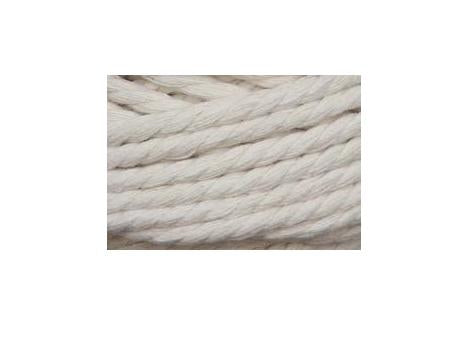 Glorex Makramee-Kordel Weiss – Ø 5 mm, 500 g, 85 m, Polyester