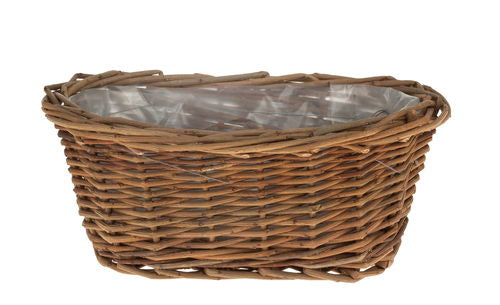 Opiflor Aufbewahrungskorb 2,08 l – Weide – Braun – 200 × 80 × 130 mm