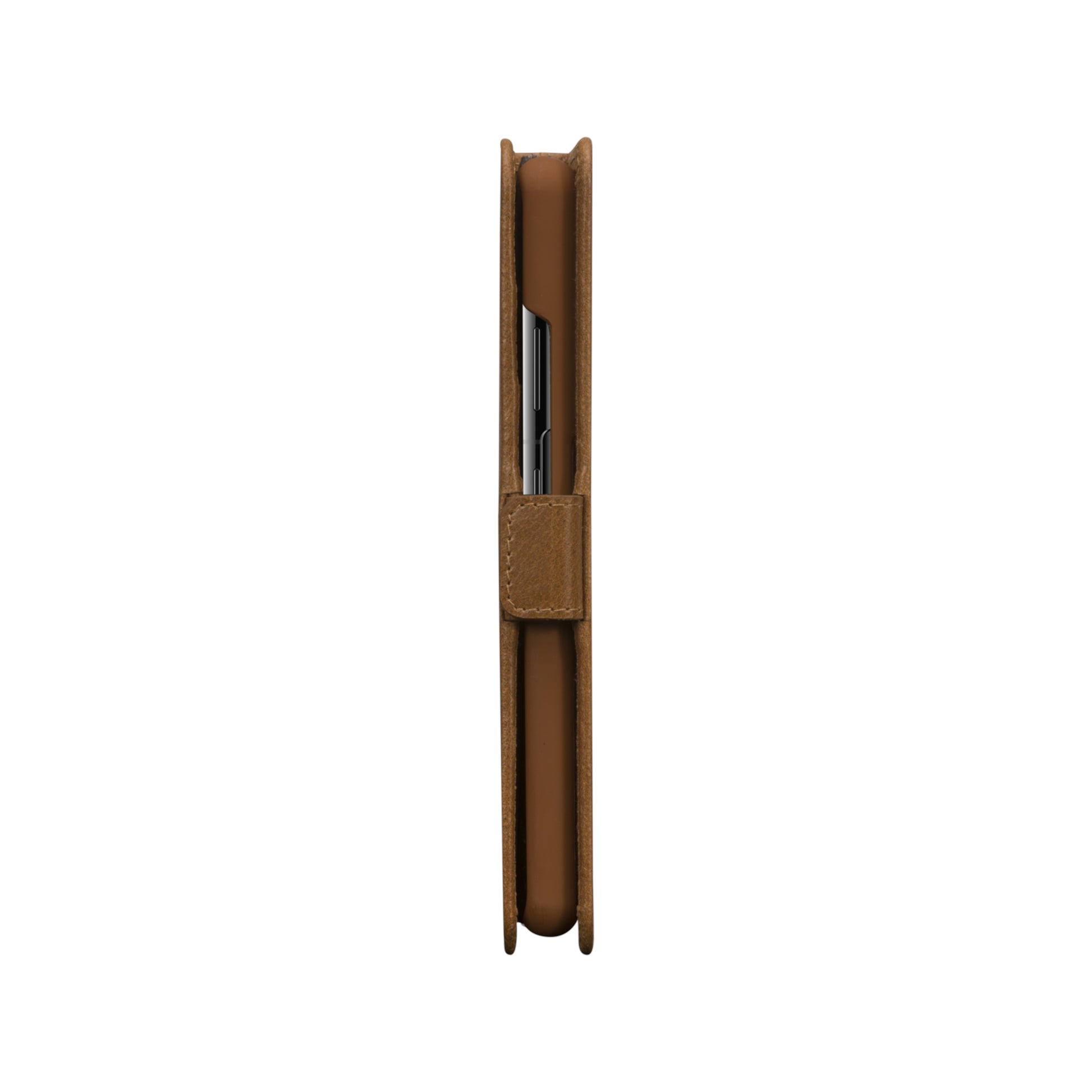 dbramante1928 Copenhagen Slim – Wallethülle – für Samsung Galaxy S21 Plus, 1 Kartenfach, Leder, Braun