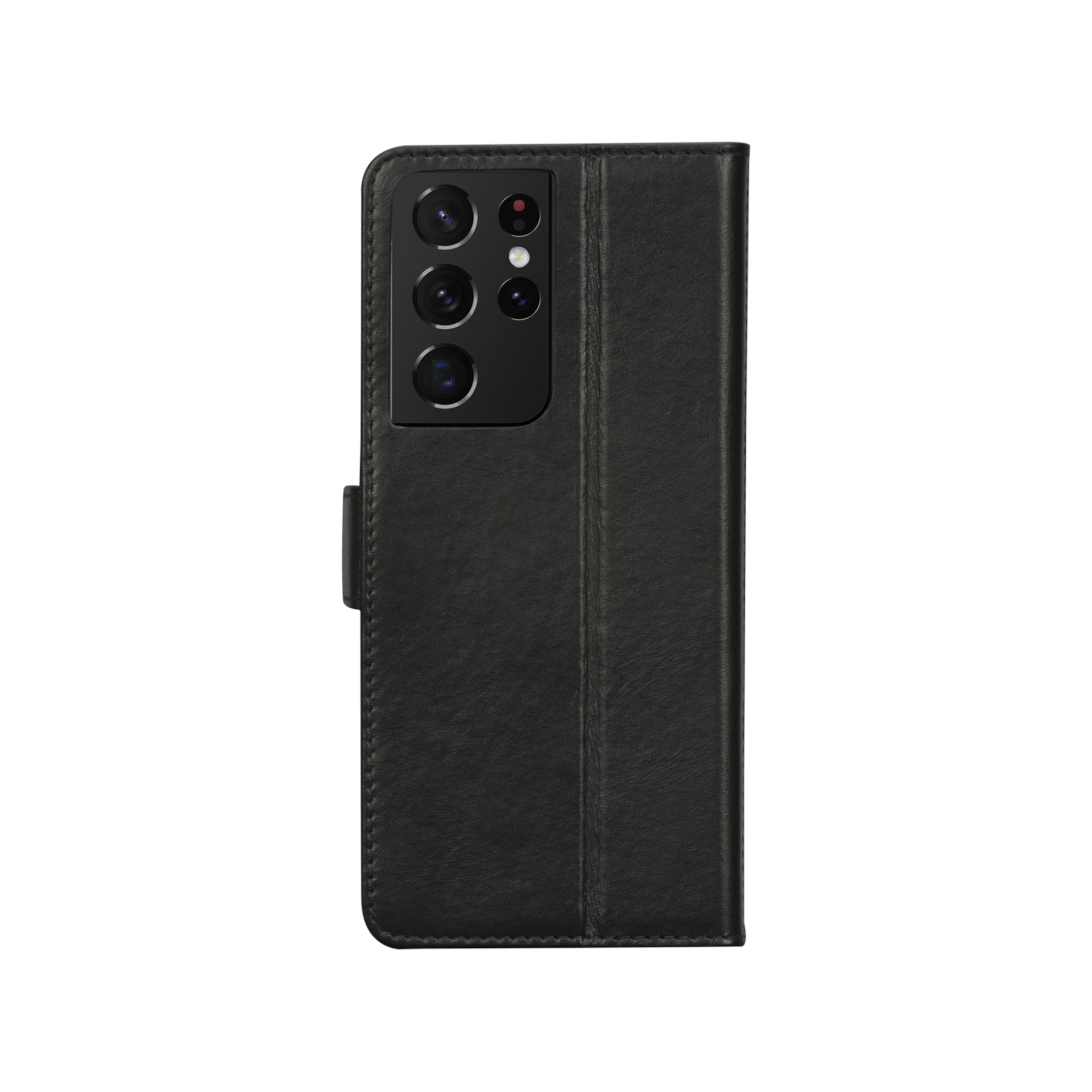 dbramante1928 Copenhagen Slim Wallethülle – für Samsung Galaxy S21 Ultra, 1 Kartenfach, Leder, Schwarz