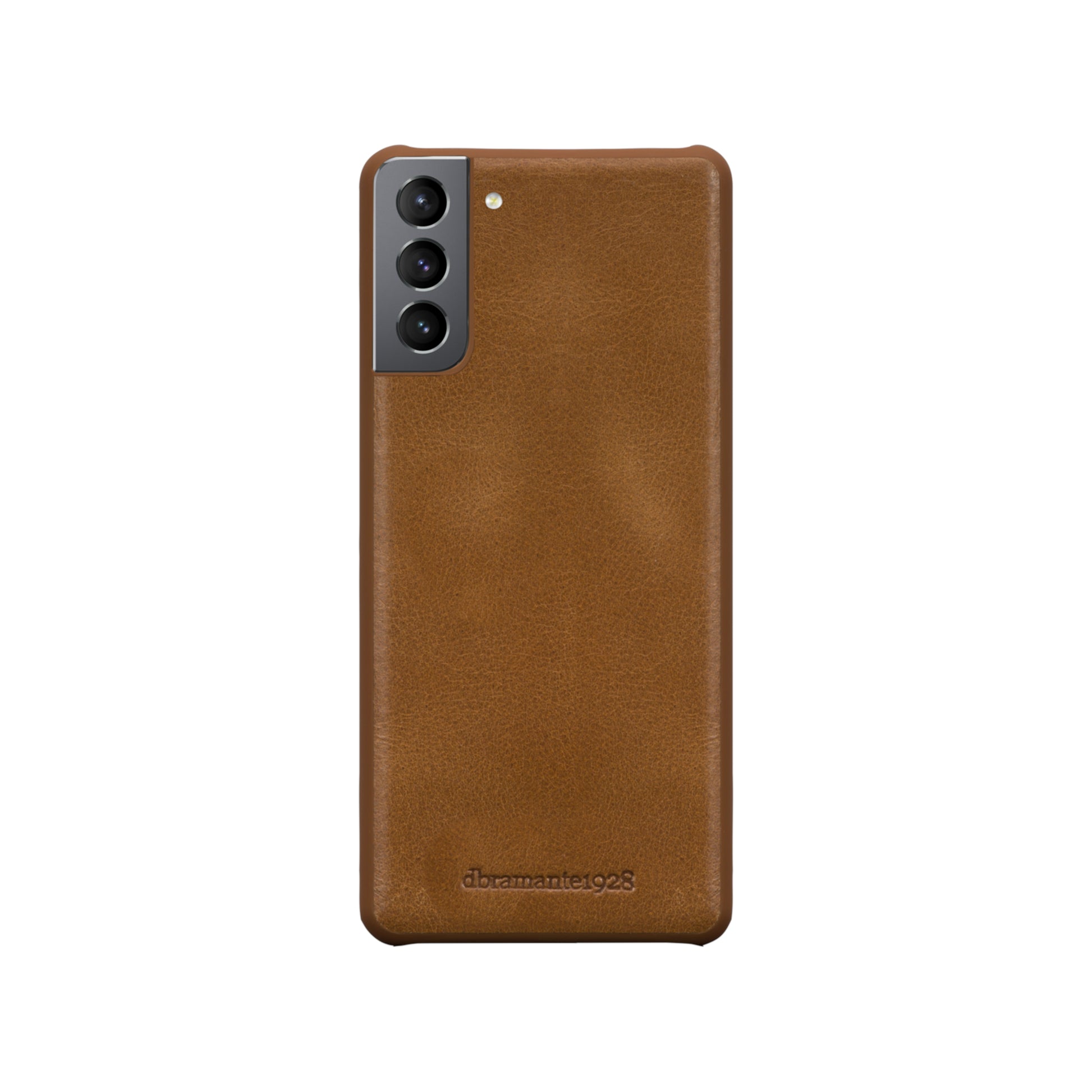 dbramante1928 Lynge Wallethülle – für Samsung Galaxy S21 Plus, 3 Kartenfächer, Leder, Braun