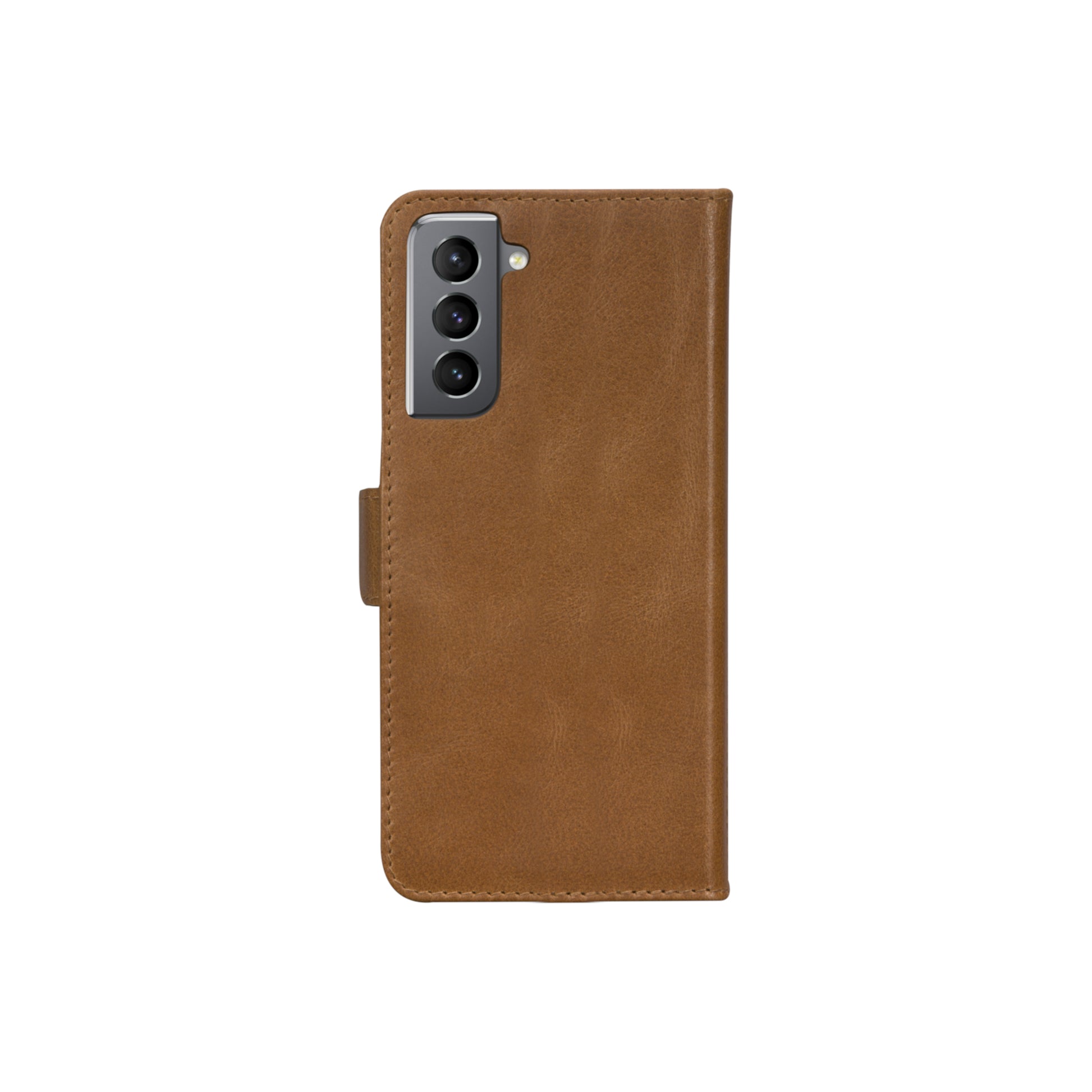 dbramante1928 Lynge Wallethülle – für Samsung Galaxy S21 Plus, 3 Kartenfächer, Leder, Braun