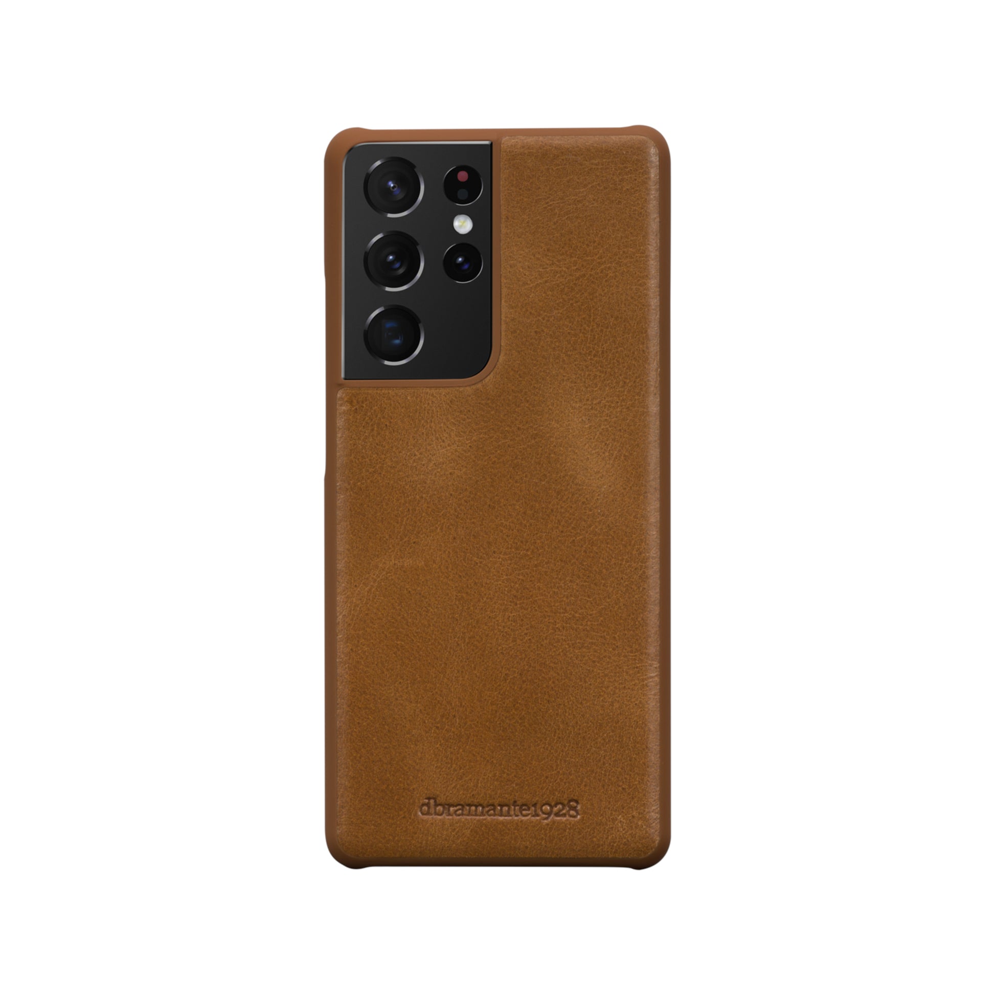 dbramante1928 Copenhagen Slim – Wallethülle – für Samsung Galaxy S21 Ultra, 1 Kartenfach, Leder, Braun