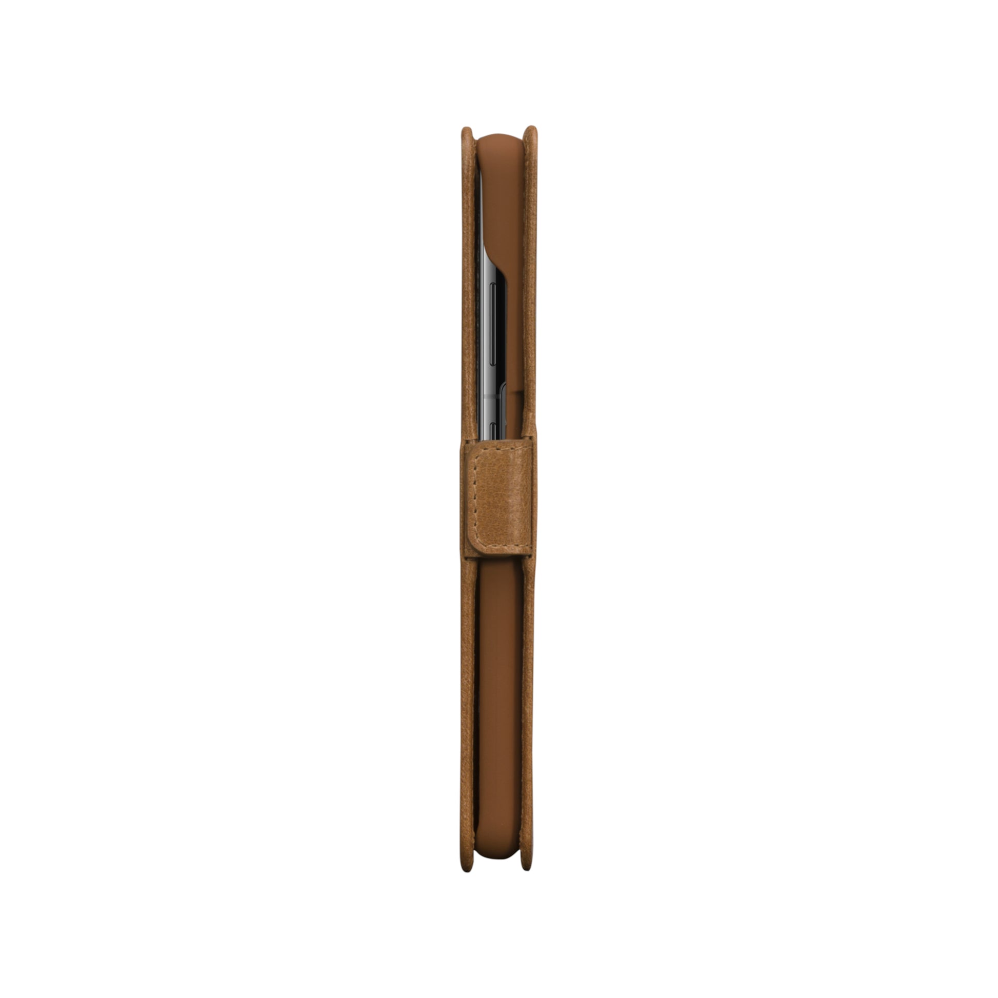 dbramante1928 Copenhagen Slim – Wallethülle – für Samsung Galaxy S21 Ultra, 1 Kartenfach, Leder, Braun
