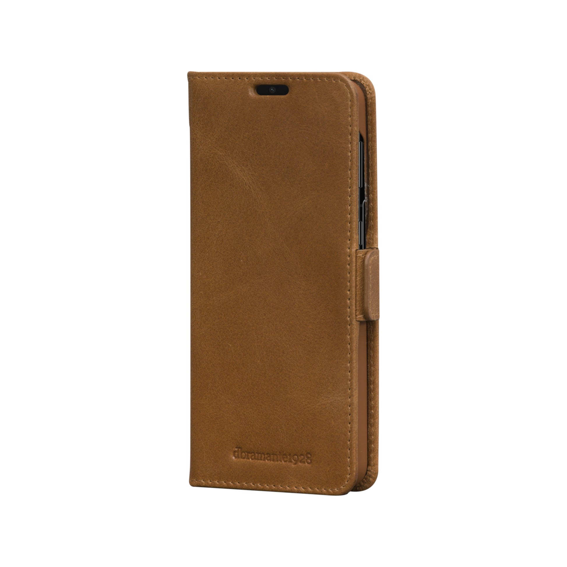 dbramante1928 Copenhagen Slim – Wallethülle – für Samsung Galaxy S21 Plus, 1 Kartenfach, Leder, Braun