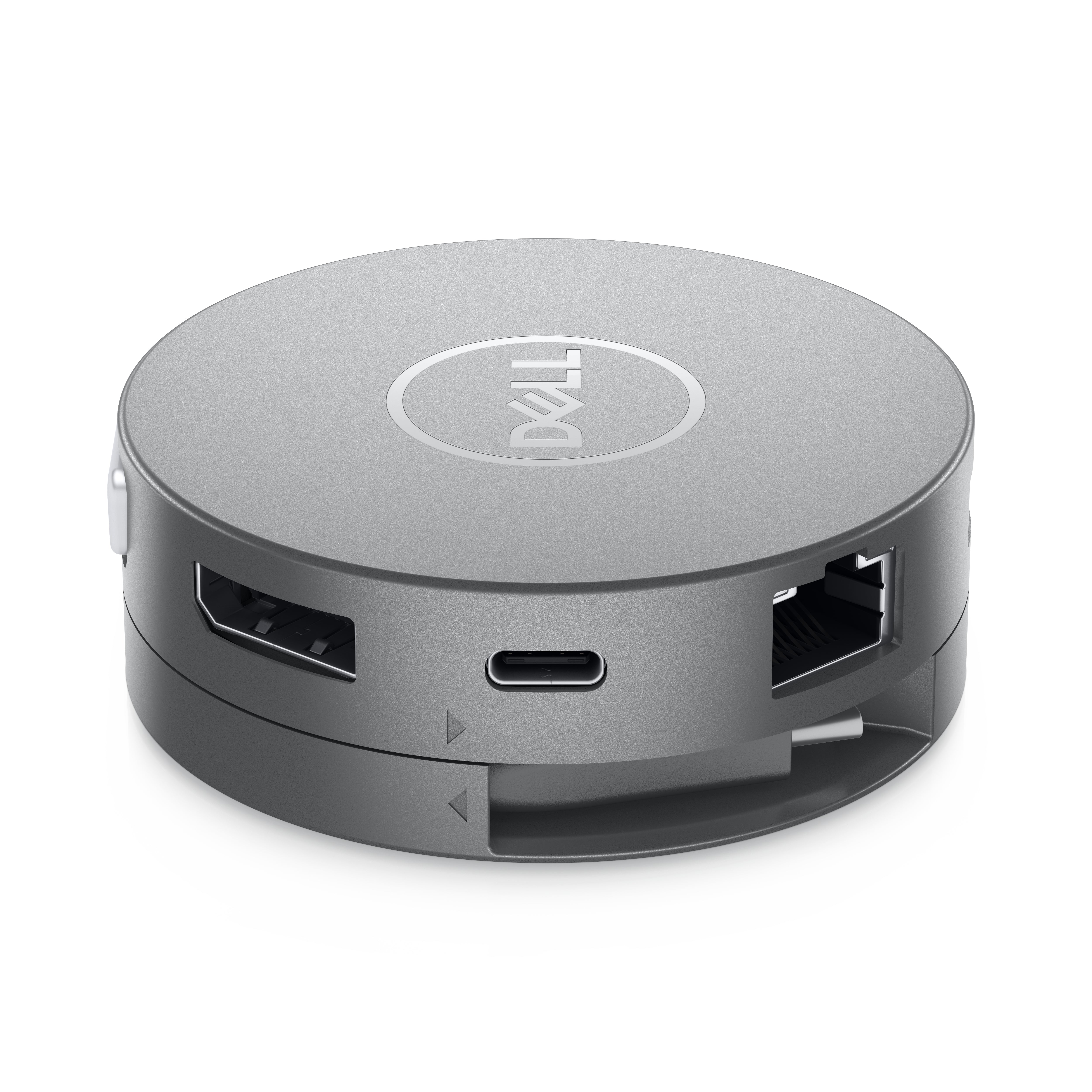 Dell DA310 Multiport-Adapter – USB-C, 1× DP, 1× HDMI, 1× VGA, 2× USB-A, 1× USB-C, 90 W PD, GbE
