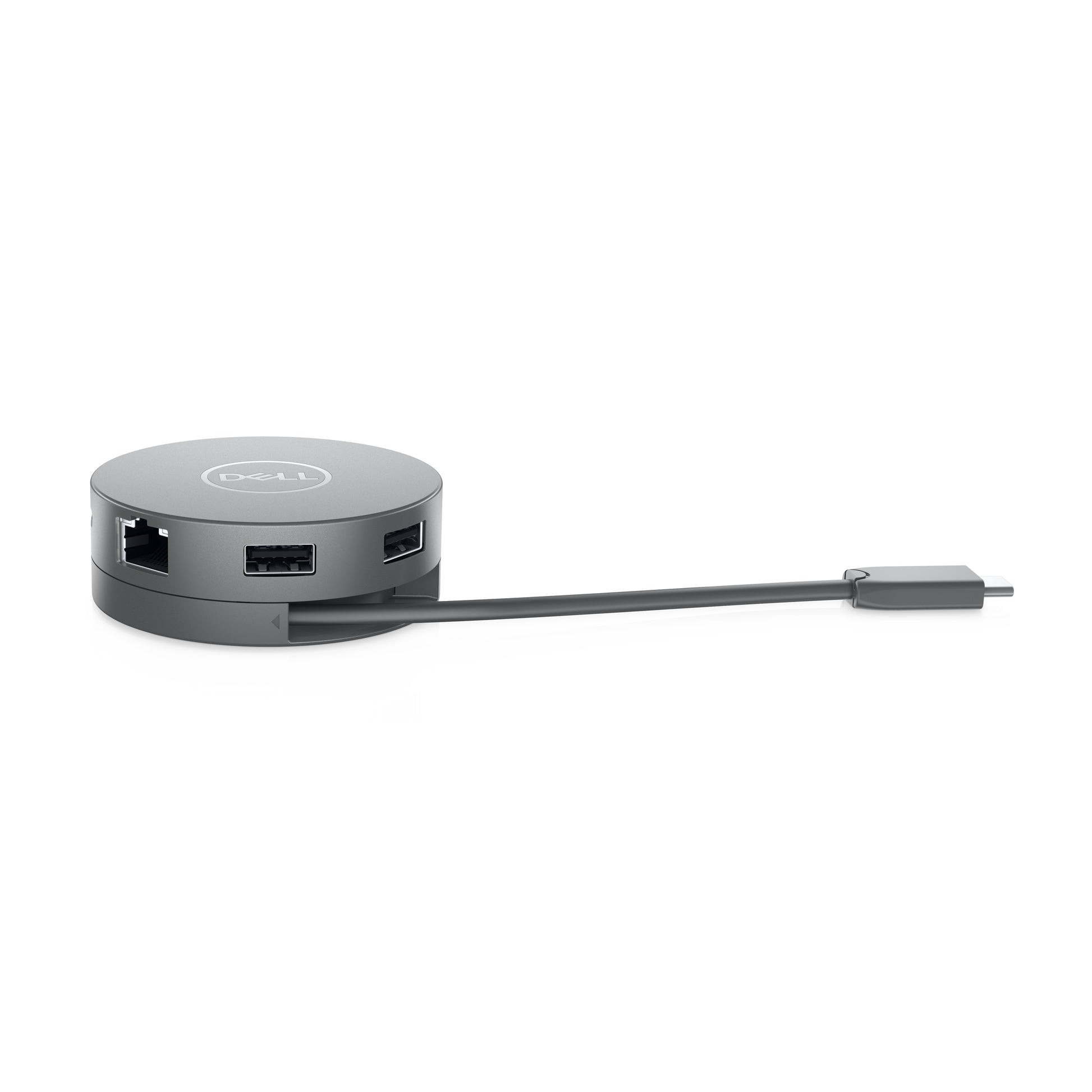 Dell DA310 Multiport-Adapter – USB-C, 1× DP, 1× HDMI, 1× VGA, 2× USB-A, 1× USB-C, 90 W PD, GbE