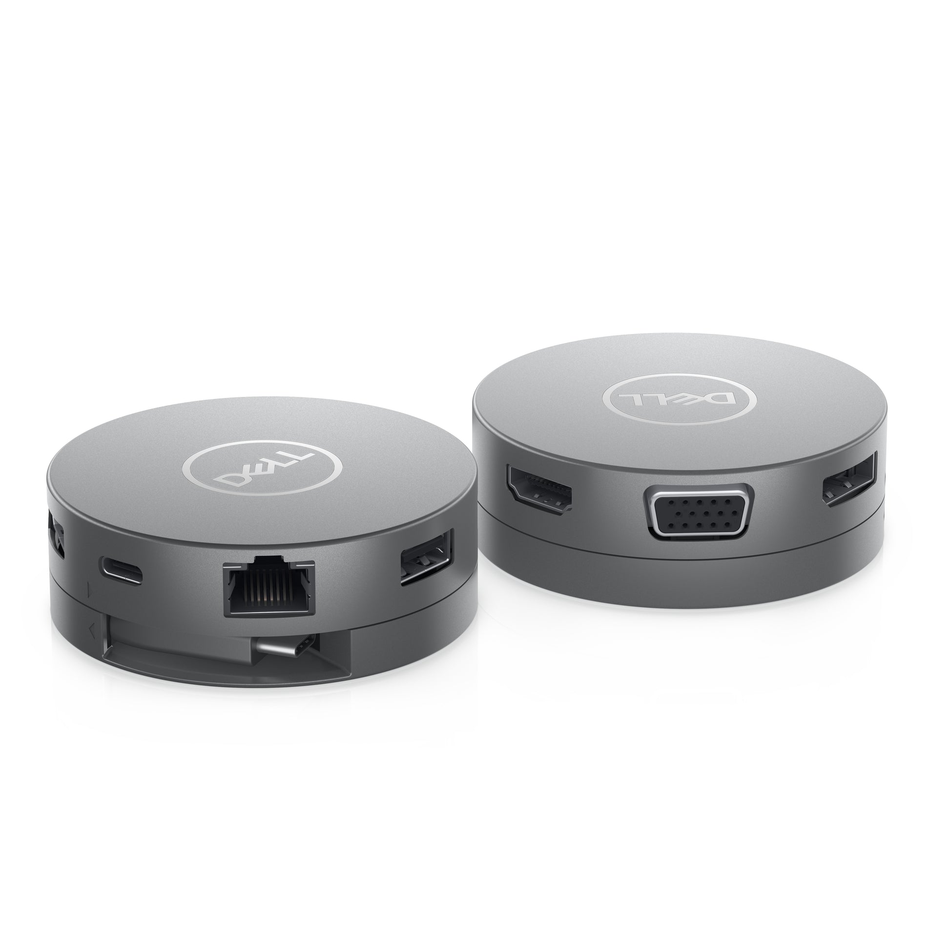 Dell DA310 Multiport-Adapter – USB-C, DP/HDMI/VGA, 2× USB-A, 90 W PD, GbE, für Windows/Mac/Linux
