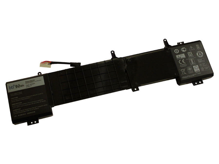 BTI Notebook-Akku – für Dell – 92 Wh, 14,8 V (8 Zellen) – Schwarz