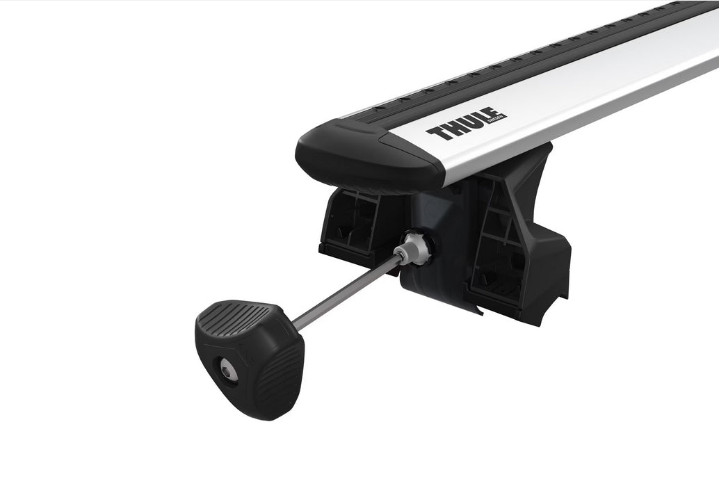 Thule Trägerfuss – abschliessbar – für WingBar Evo/WingBar Edge und andere – 75 kg – schwarz – 4 Stk.