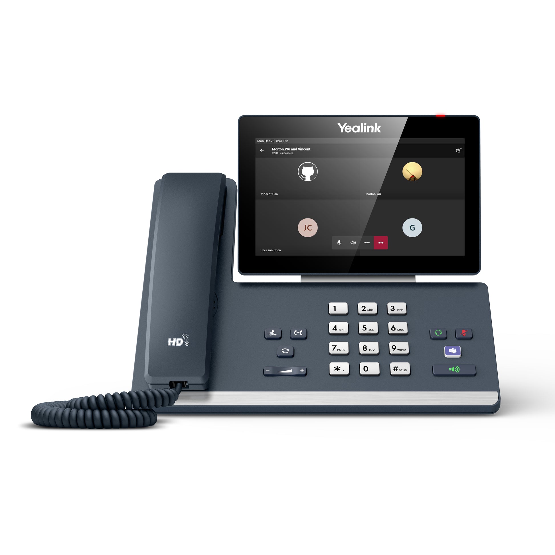 Yealink MP58 – 7" Touch-Display, für Microsoft Teams, PoE, Grau