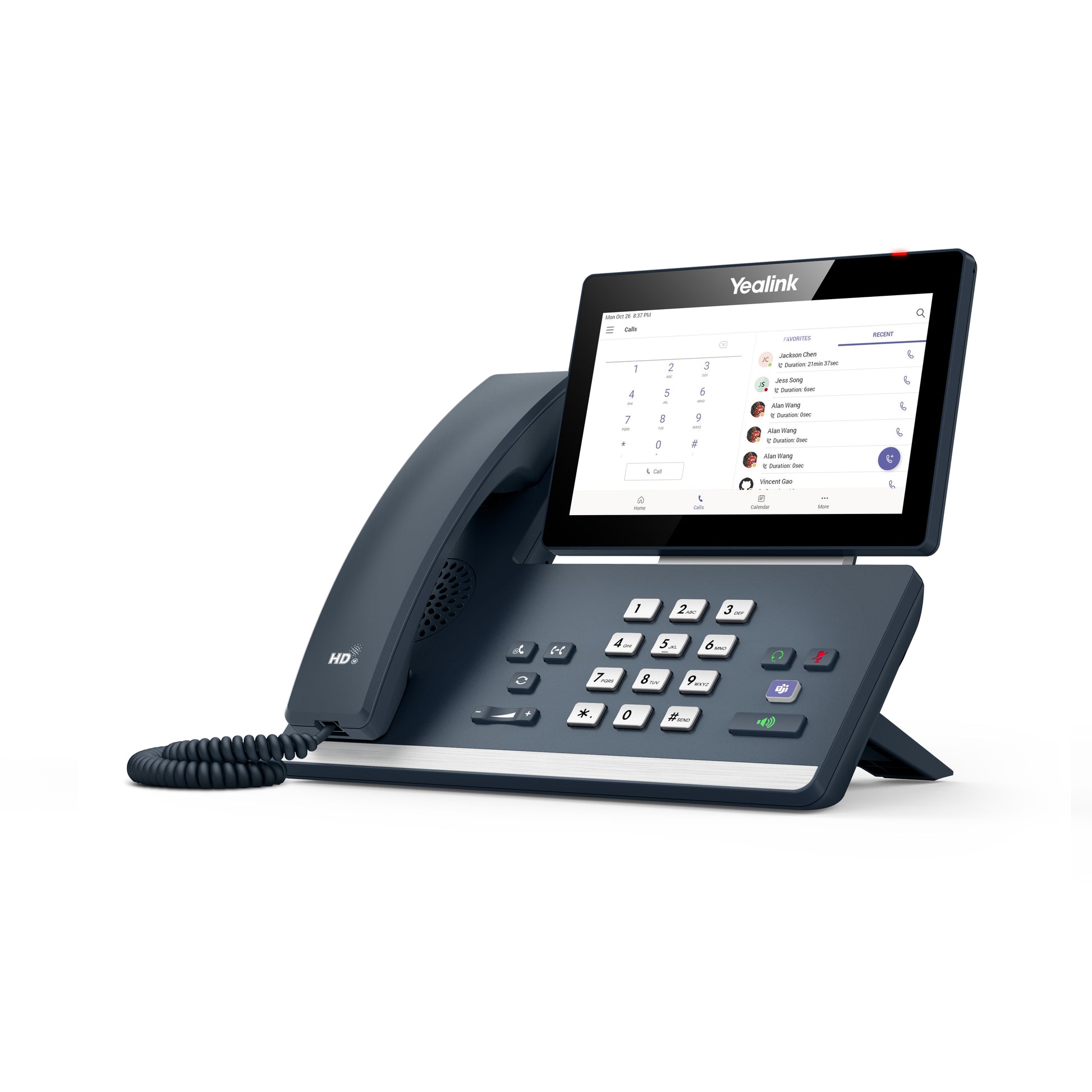 Yealink MP58 – WLAN-Telefon (Handgerät), für Microsoft Teams, Grau