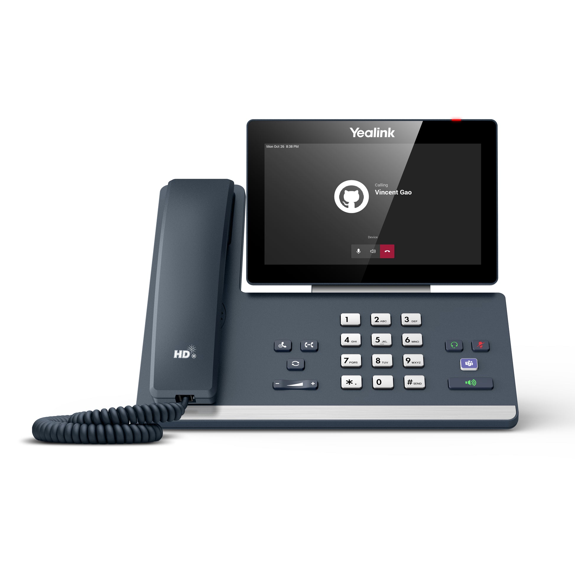Yealink MP58 – 7" Touch-Display, für Microsoft Teams, PoE, Grau