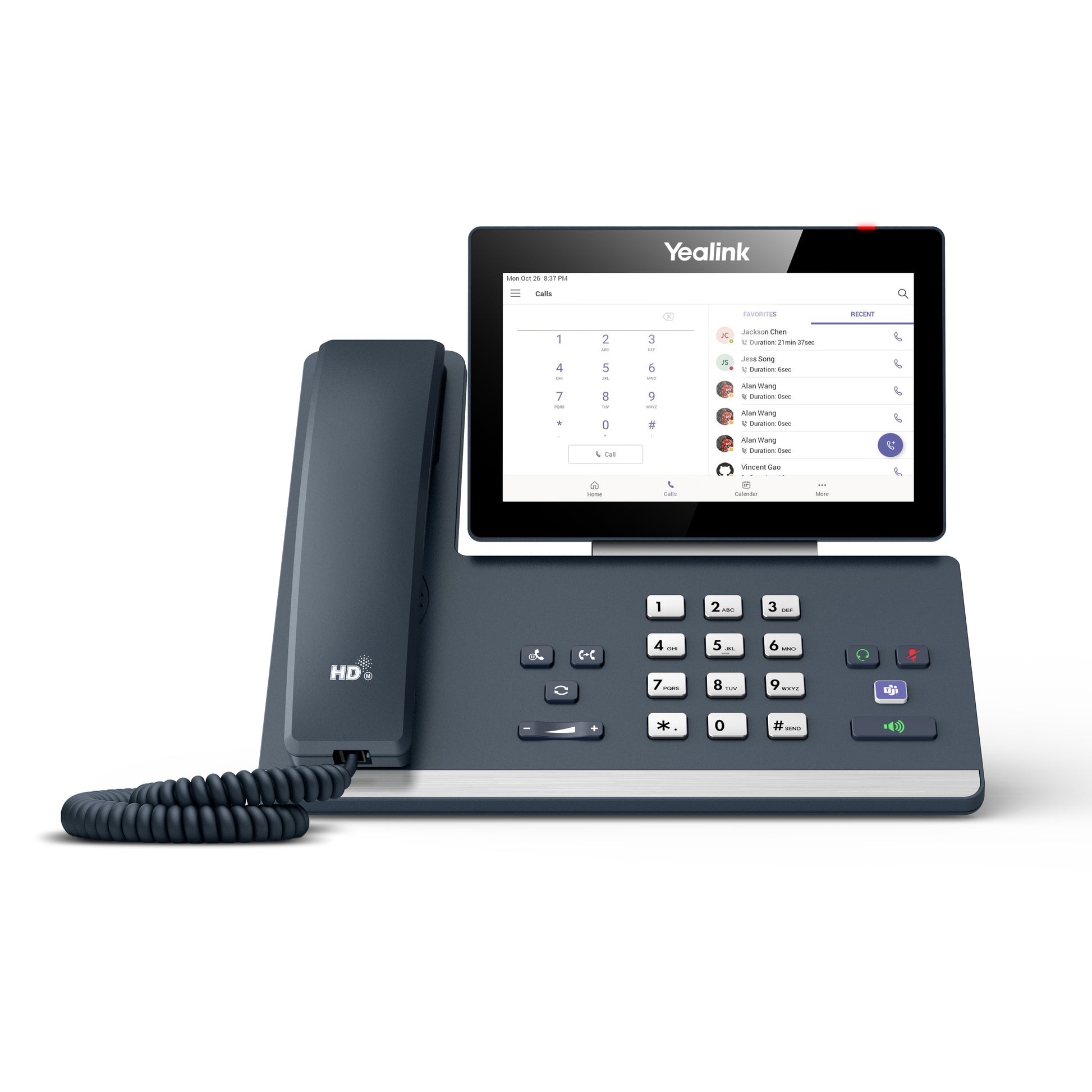 Yealink MP58 – WLAN-Telefon (Handgerät), für Microsoft Teams, Grau