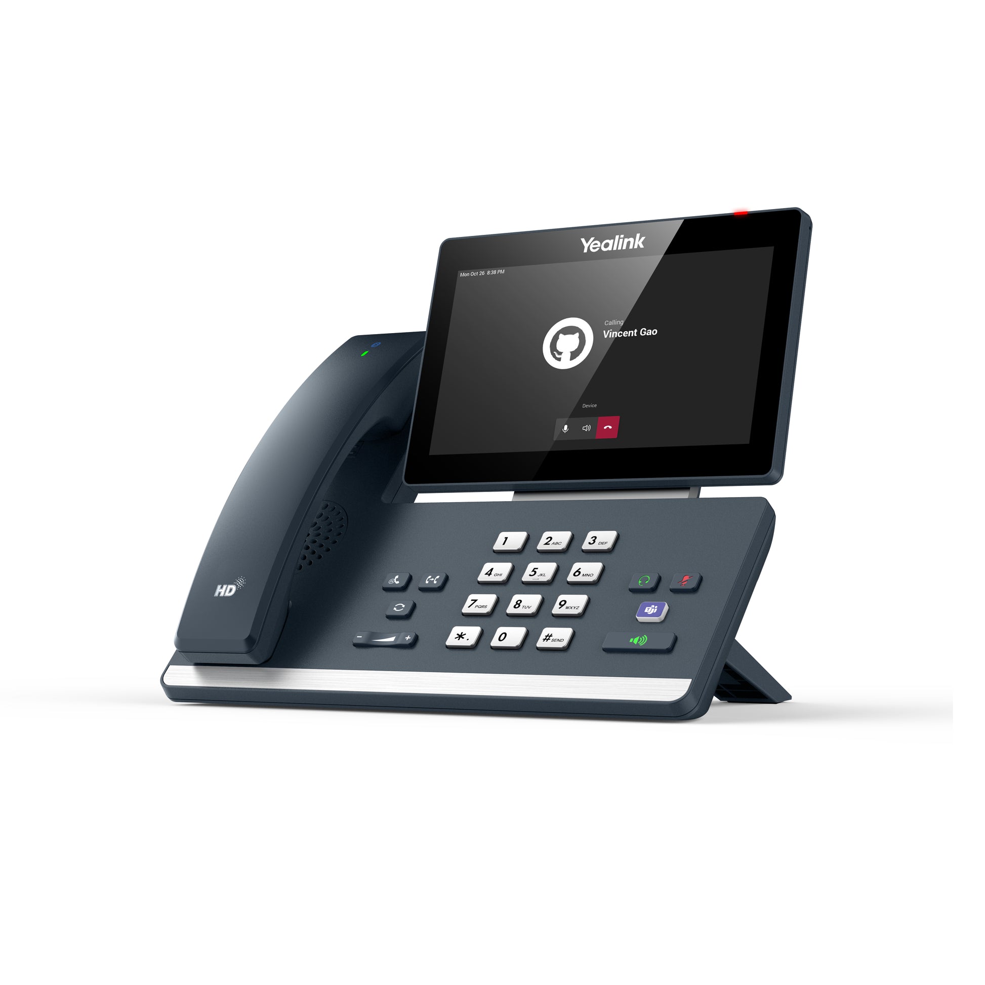 Yealink MP58 WH – IP-Telefon, 7" Touch, WLAN/BT, Gigabit, PoE, für Microsoft Teams, grau