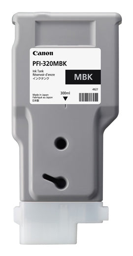 Canon Tintenpatrone PFI-320MB (PFI-320MBK), schwarz, 300 ml – für iPF TM 200/305