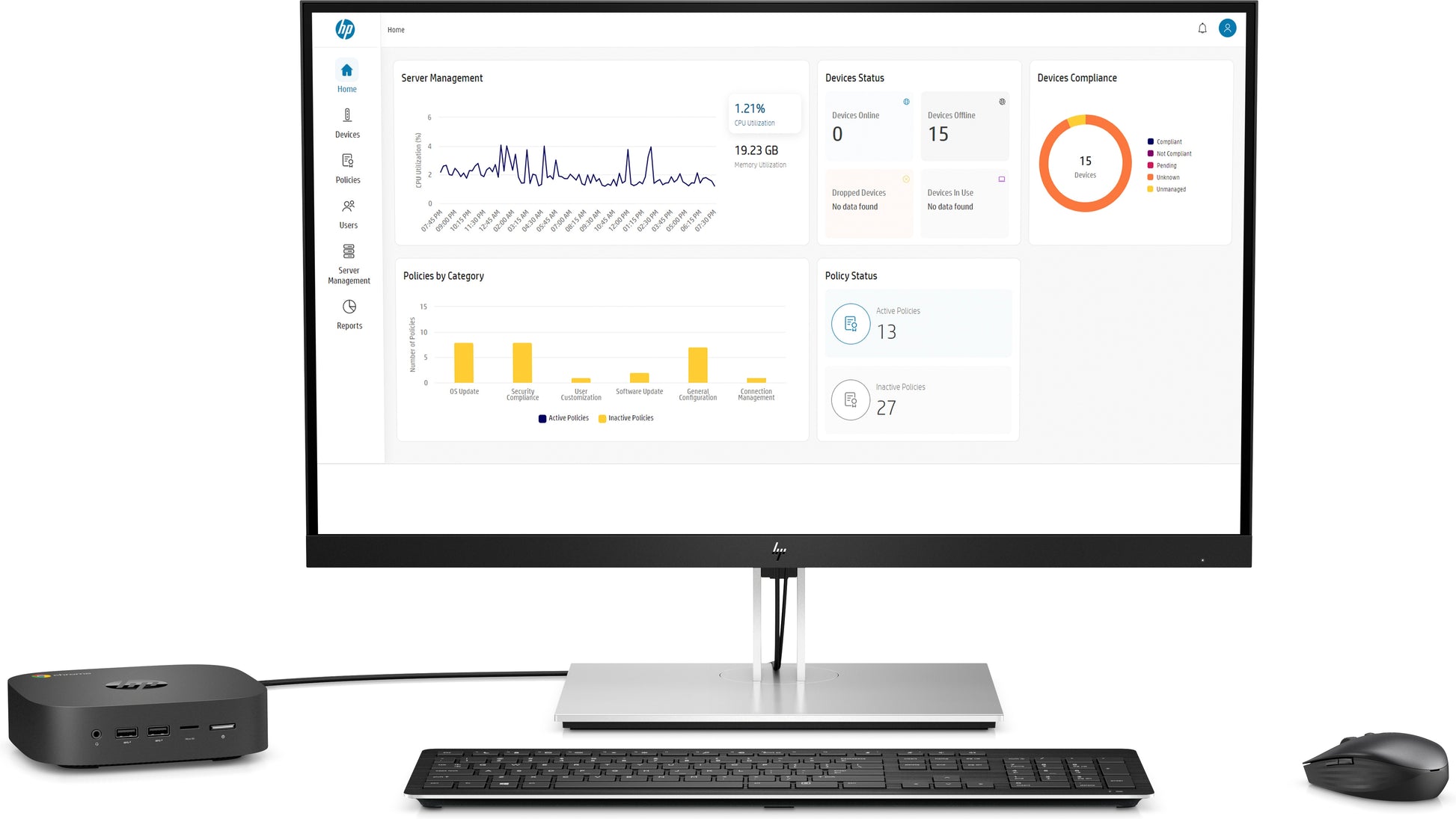 HP Micro – Intel Celeron 5205U, 4 GB RAM, 32 GB eMMC, Chrome OS
