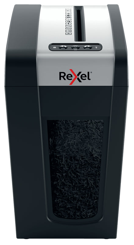 Rexel Secure MC6-SL Slimline – Aktenvernichter, DIN P-5, Mikroschnitt 2 × 15 mm, 6 Blatt, 18 l, A4