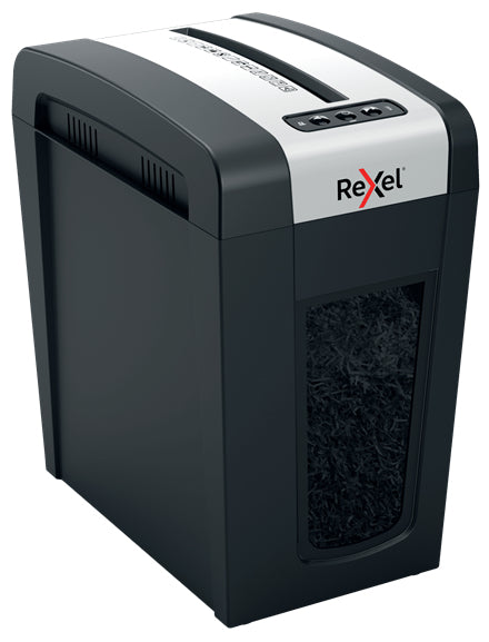 Rexel Aktenvernichter Secure MC6-SL – Whisper Shred leise, 18 l Korbvolumen