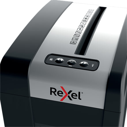 Rexel Secure MC6-SL Slimline – Aktenvernichter, DIN P-5, Mikroschnitt 2 × 15 mm, 6 Blatt, 18 l, A4