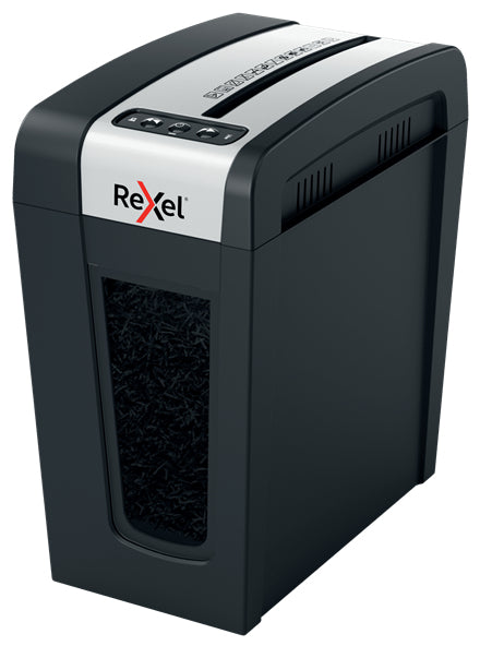 Rexel Secure MC4-SL Slimline – Aktenvernichter, DIN P-5, Mikroschnitt 2 × 15 mm, 4 Blatt, 14 l, A4