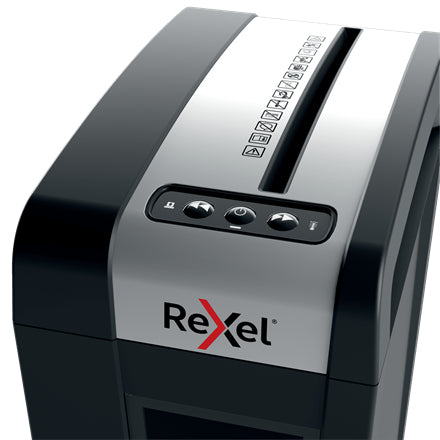 Rexel Secure MC4-SL Slimline – Aktenvernichter, DIN P-5, Mikroschnitt 2 × 15 mm, 4 Blatt, 14 l, A4