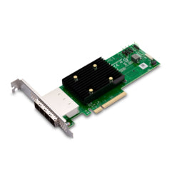Broadcom 9500-16e – 16-Port HBA, 4×SFF-8644, PCIe x8, für SAS/NVMe, Full-height/Low-profile