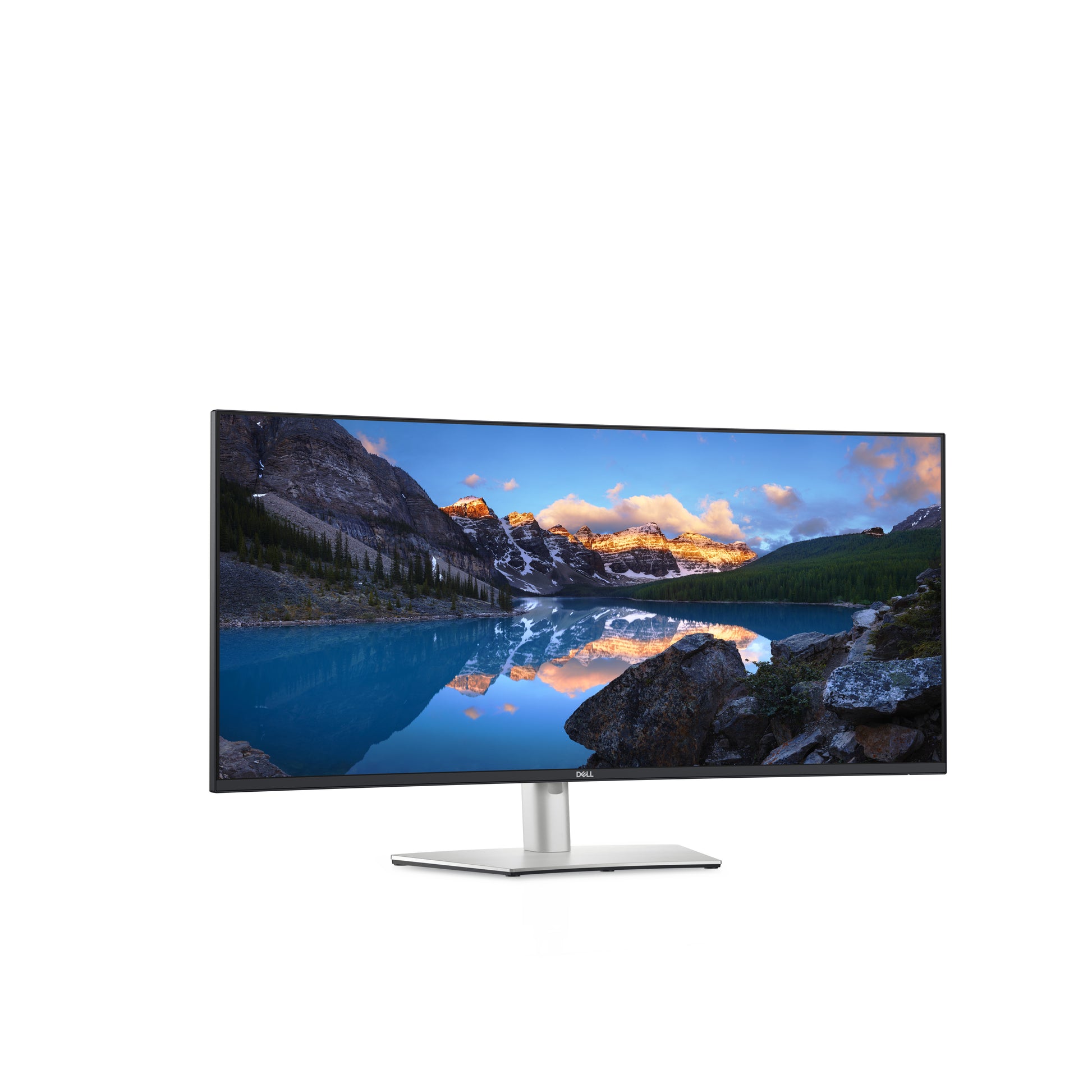 DELL UltraSharp U4021QW – Monitor, 39,7", Curved, USB-C, Integrierte Lautsprecher, VESA 100 × 100, Silber