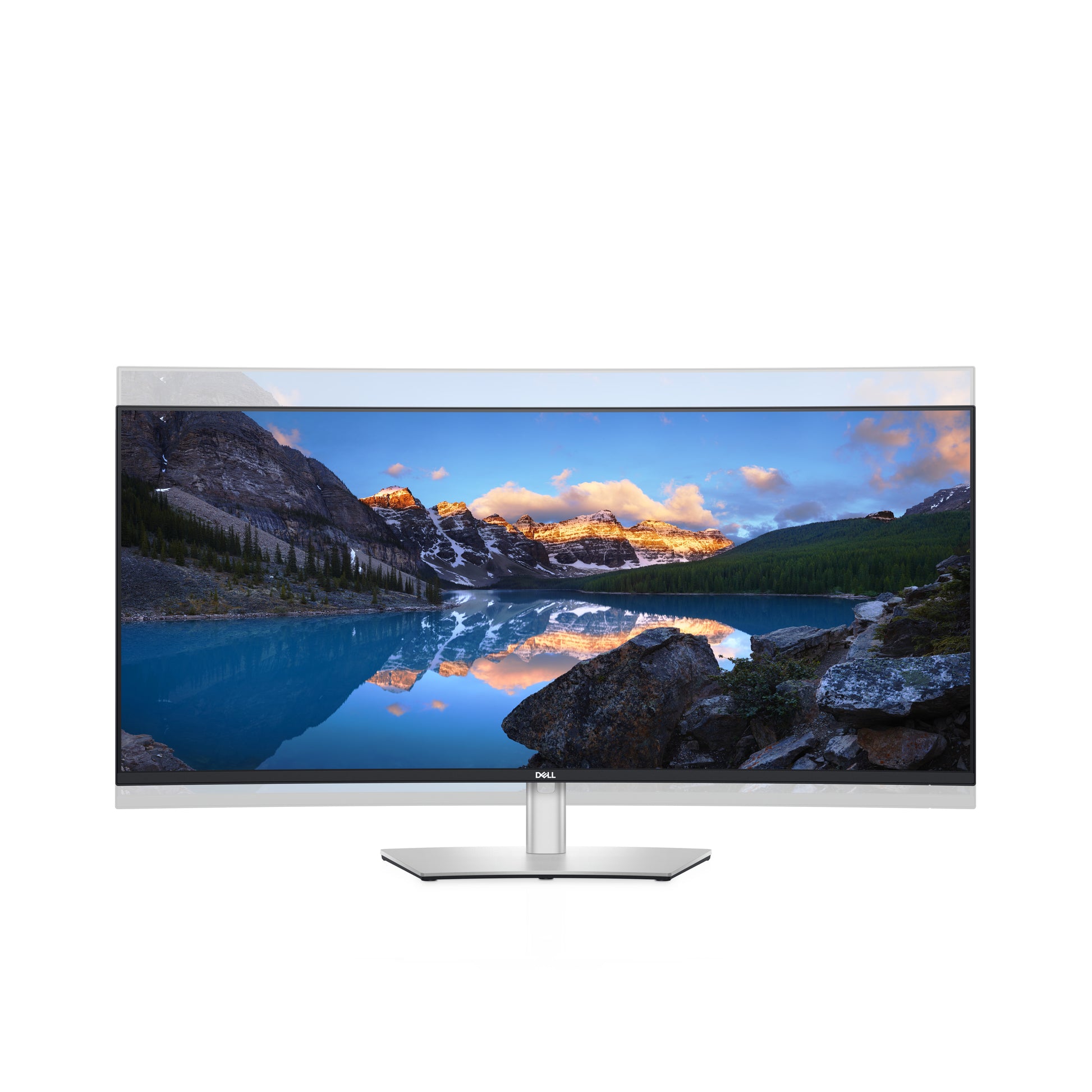 DELL UltraSharp U4021QW – Monitor, 39,7", Curved, USB-C, Integrierte Lautsprecher, VESA 100 × 100, Silber
