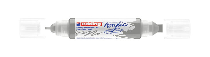 Edding Permanentmarker für dunkles Papier – Silber