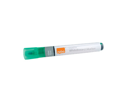 Nobo Whiteboard-Marker Flüssigtinte – Rundspitze 3 mm – Grün – 10er-Set – trocken abwischbar