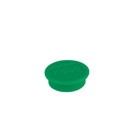 Nobo Tafelmagnete – Ø 24 mm – 10 Stk. – grün