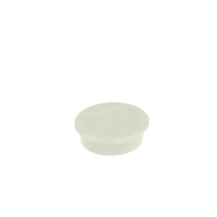 Nobo Tafelmagnete – Ø 24 mm, 10 Stk., weiss