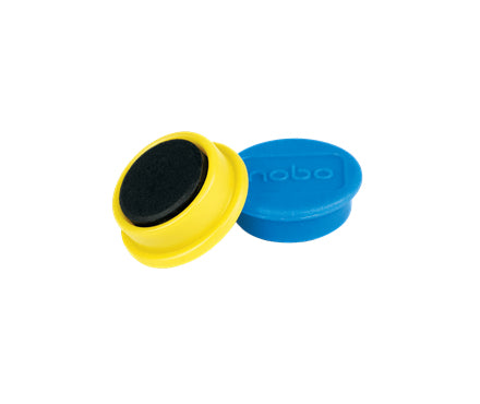 Nobo Tafelmagnete – Ø 13 mm, 10 Stk., gemischt