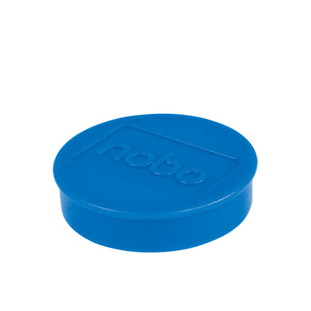 Nobo Tafelmagnete – Ø 38 mm, 10 Stk., blau