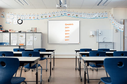 Nobo Whiteboard – 150 × 120 cm, Melamin, Aluminiumrahmen, Wandmontage