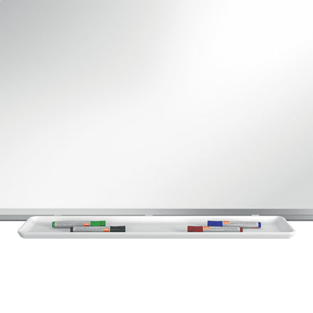 Nobo Whiteboard – 200 × 100 cm, Melamin, Aluminiumrahmen, Wandmontage, inkl. Befestigungsmaterial, Marker
