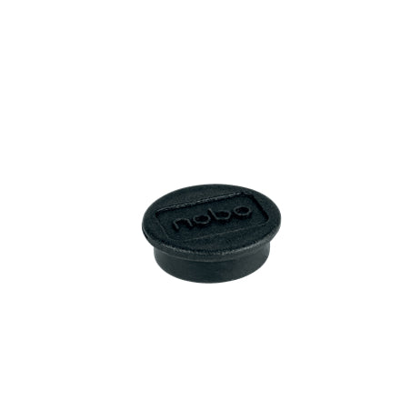 Nobo Tafelmagnete – Ø 13 mm, 10 Stk., schwarz