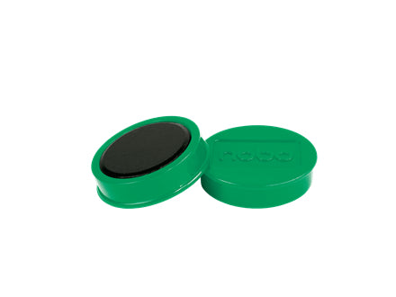 Nobo Tafelmagnete – Ø 38 mm – 10 Stk. – grün