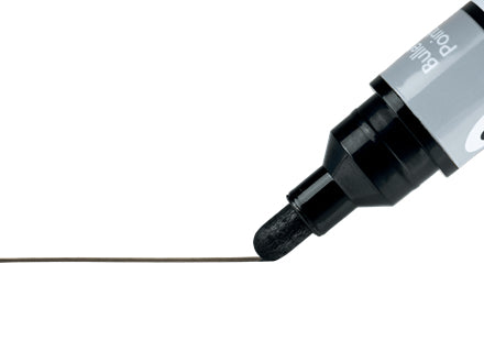 Nobo Whiteboard-Marker – Pinselspitze 3 mm, sortiert, 10 Stk., trocken abwischbar – für Emaille