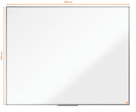 Nobo Whiteboard – 150,3 × 119,4 cm, Melamin, Aluminiumrahmen, Wandmontage