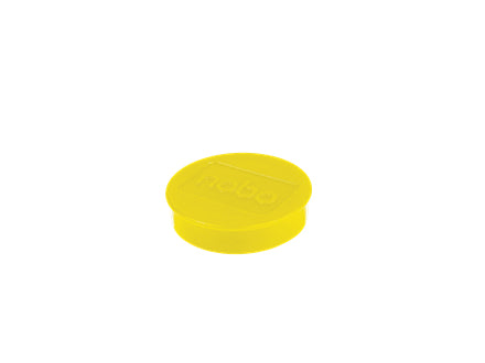 Nobo Tafelmagnete – Ø 38 mm, 10 Stk., gelb