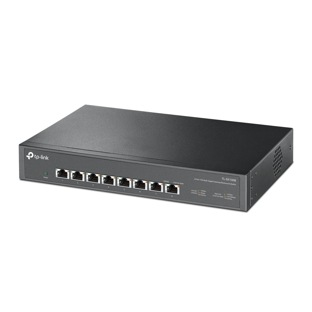TP-Link TL-SX1008 – Unmanaged Switch – 8×10G, 19" Rack, 1U