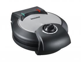 Severin Waffeleisen WA 2103 – 4 Waffeln, Herzform, 1200 W – Schwarz/Edelstahl