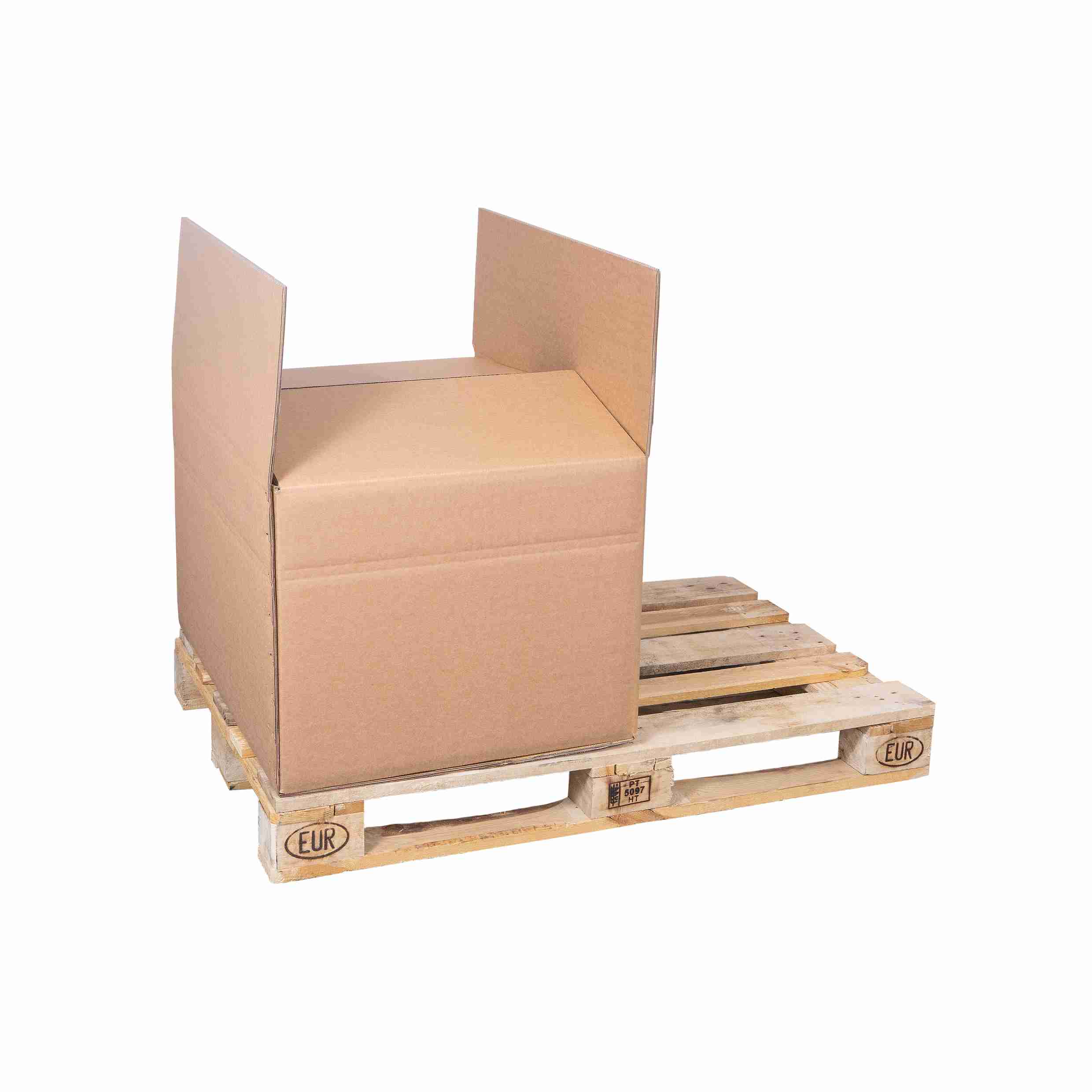 Model Versandbox – 770 × 570 × 450 mm, braun, Wellkarton, 3-wellig – 1 Stk., ab 20 Stk.