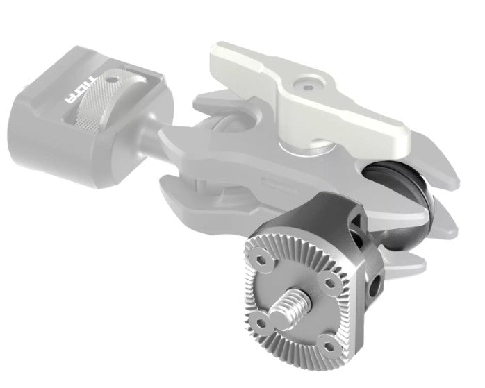 Tilta TA-AR-BJ Rosette Kugelgelenk – Aluminium/Edelstahl, 76,2 × 50,8 × 50,8 mm, 77 g – Schwarz