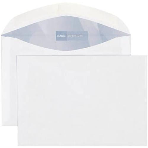 Elco Couvert C6, ohne Fenster, hochweiss, 100 g/m², mit Innendruck – 500 Stk.