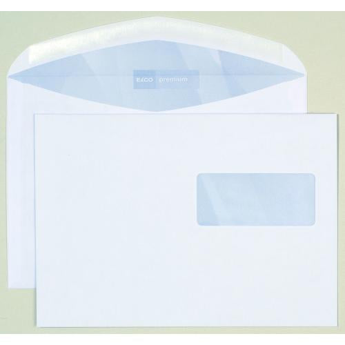 Elco Couvert C5, Fenster rechts, hochweiss, 100 g/m² – 500 Stk.