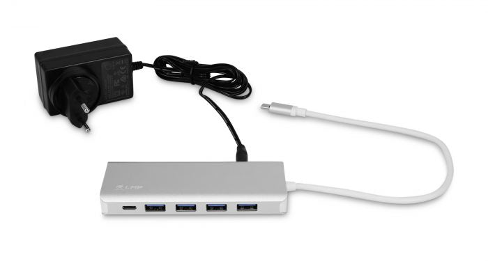 LMP 22366 USB-Hub – USB-C, 4× USB-A, für MacBook Pro/Air, iPad Pro