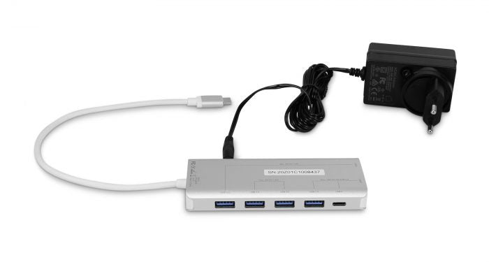 LMP 22366 USB-Hub – USB-C, 4× USB-A, für MacBook Pro/Air, iPad Pro